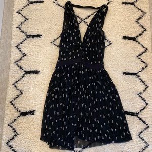 Maje low cut v neck summer dress.  Size 40 Dr